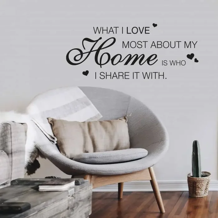 Wandtattoo What I love most… 1