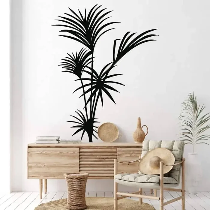 Wandtattoo Zimmerpalme