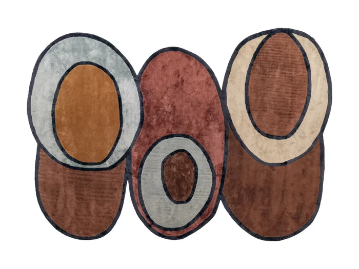 Warli Finisterre Teppich – FTR-05 Entworfen von Paolo Zani