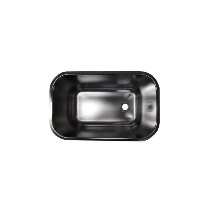 Wash basin from CNS different sizes 50 x 30 x 30 cm without accessories