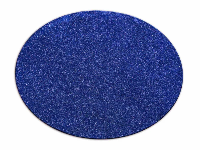 Weihnachtsbaum Unterlage GLIMMER – Rund – Blau – Ø 30cm