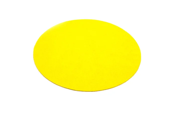 Weihnachtsbaum Unterlage PODIUM – Rund – Gelb – Ø 100cm