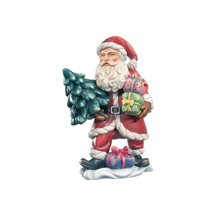 Weihnachtsmann mit Baum