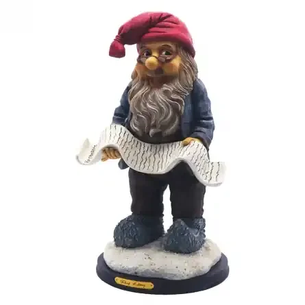 Weihnachtsmann Wunschliste Groß, H 39cm