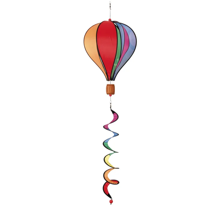 Wetterfahne HQ Kites Hot Air Balloon Rainbow [Größe 28×104 cm]