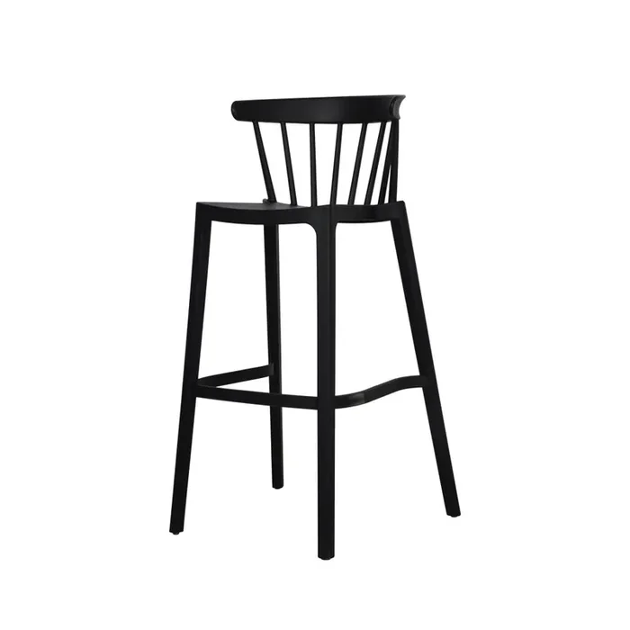 Windson bar stool black, polypropylene, 56x55x103cm (WxDxH), 50910