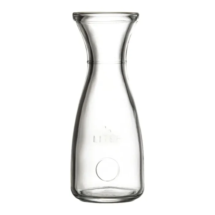 Wine / water carafe made of glass 0.25 liters, Ø 67 mm, height 176 mm