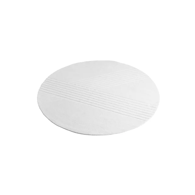 Woud Kyoto Runder Goldteppich 250 Gebrochenes Weiß