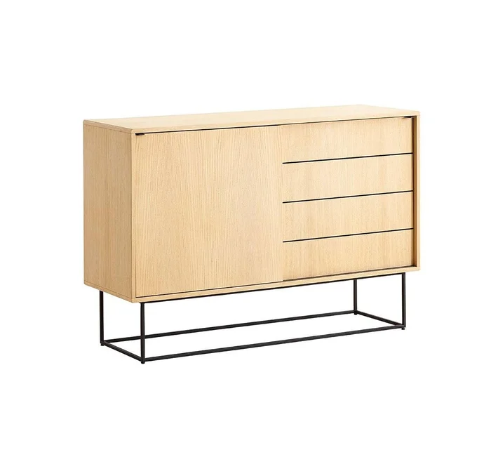 Woud Virka hohes Sideboard Entworfen von Røpke Design & MOAKK