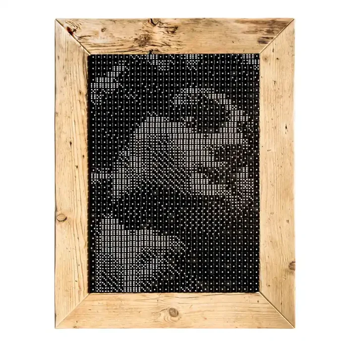 Würfel-Kunstwerk IL VOLTO DI DAVID von Giuseppe Mazzardi für Inventoom