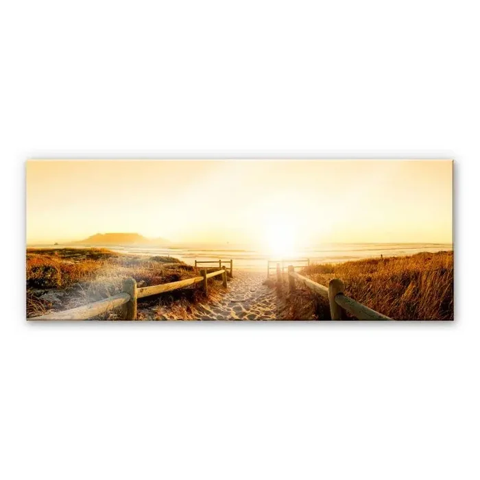 XXL Wandbild Sunset at the Beach – Panorama