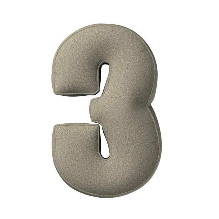 Zahlenkissen 3 Schlaufe Yellow Tipi [Größe 10x25x40 cm]