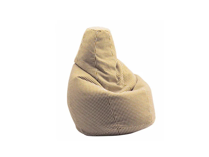 Zanotta Sacco Sessel – Bezug Stoff pied de poule Entworfen von Gatti, Paolini, Teodoro