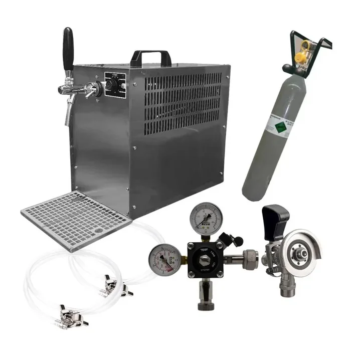 Zapfanlage Bierkoffer 60l/h Komplettset Typ M(M) 500g Co²