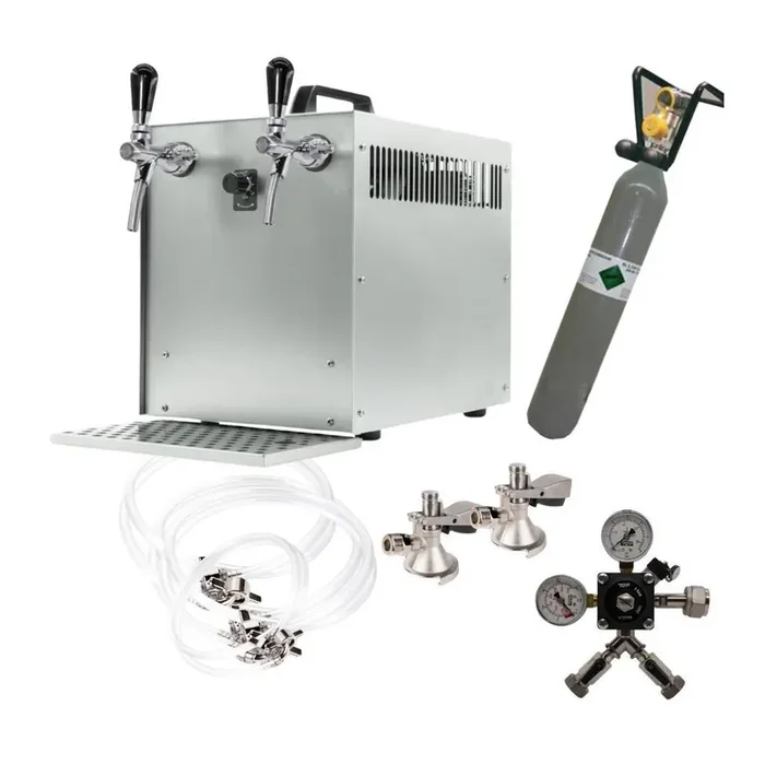 Zapfanlagenkomplettset 2-leitig Bierkoffer 60l/h klein Typ M