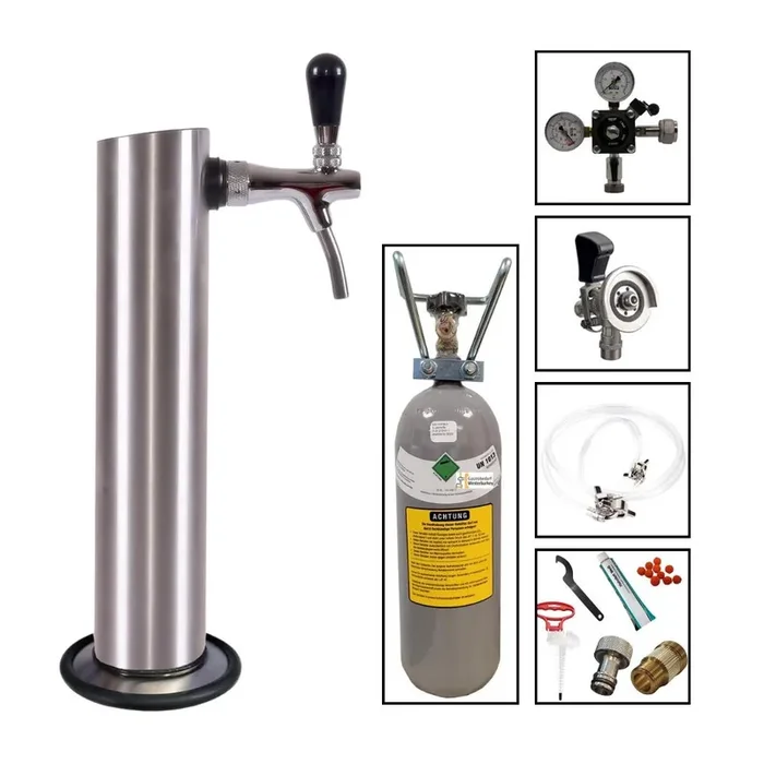 Zapfgarnitur mit Kompensatorschankhahn Typ M (Typ M) 2kg + Reinigungsset