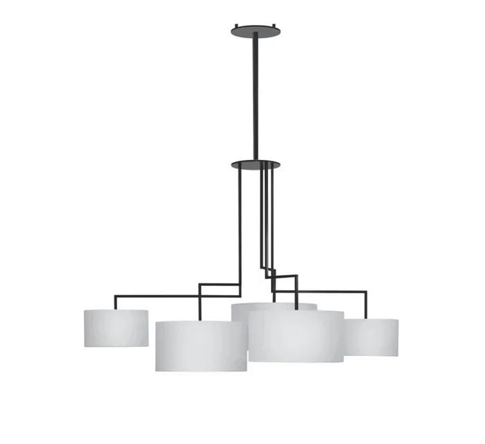 Zeitraum Noon 5 Deckenlampe Entworfen von EL Schmid
