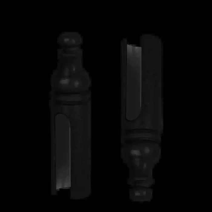 Zierhülse Antik Mount Everest schwarz matt für Türbänder