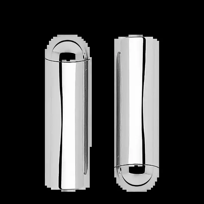 Zierhülse gerundet Chrom poliert für Türbänder