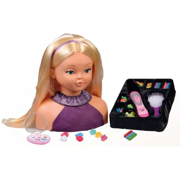 Zubehör für Puppen Frisuren, Make-up mit Zubehör Jesmar Rosaura Buste [Größe 63x73x51 cm]