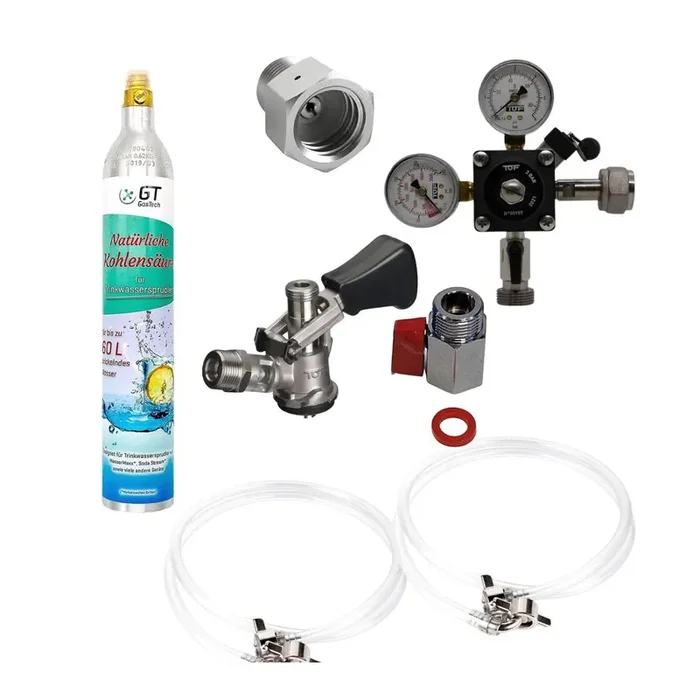 Zubehörset für Zapfanlagen 425 gr Soda Zylinder Umbausatz + Köpikeg